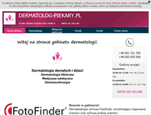 Tablet Screenshot of dermatolog-piekary.pl